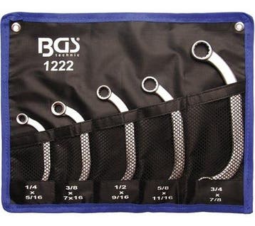 Bgs Technic Startmotor sleutelset, INCH 5 delig U vormig, Verzenden, Nieuw