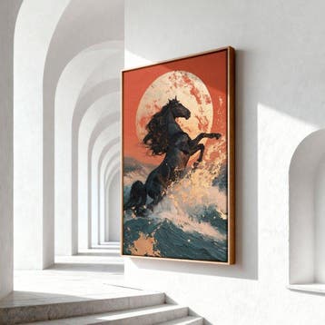 Iconica - Wild Horse - unique 1/1 XXL (150 x 100 cm), Antiek en Kunst