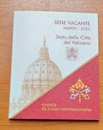 Vatican. 2 Euro 2025 Sede Vacante (Sans prix de réserve)