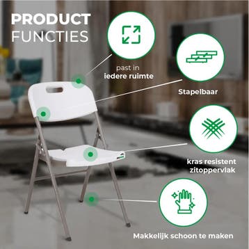 MaxxGarden klapstoelen set - vouwstoel tuinstoel opvouwba..., Tuin en Terras, Ophalen of Verzenden, Nieuw
