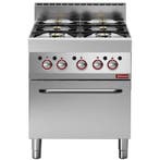 Fornuis + Oven | ALPHA 650 | Gas | 4 Branders | 22.2kW |, Verzenden, Nieuw in verpakking