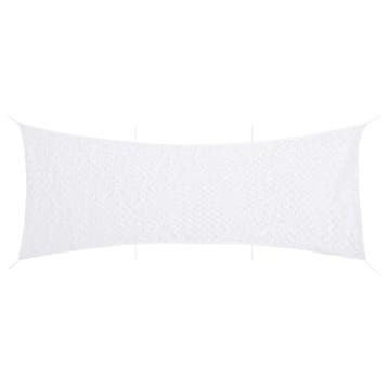 vidaXL Camouflagenet met opbergzak 623x203 cm wit, Verzenden