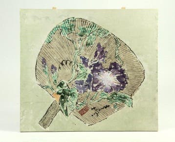 Original Nihonga / Watercolor Painting Morning Glory on