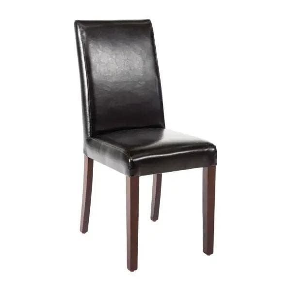 Stoelen | Kunstleer/Hout | Black | Houtlook Poten | Indoor, Zakelijke goederen, Horeca | Keukenapparatuur, Nieuw in verpakking