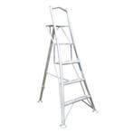 Vultur tripod ladder 180 cm met platform en 1 poot, Ophalen of Verzenden, Nieuw, Ladder, Minder dan 2 meter