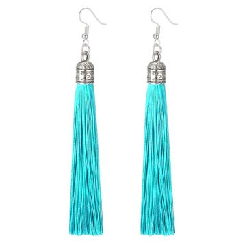 Fako Bijoux - Oorbellen - Kwast Romania XL - Aqua, Verzenden, Nieuw