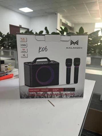 Draagbare MAILANGSHI Karaokemachine - Het perfecte cadeau..., Audio, Tv en Foto, Verzenden, Nieuw, Complete set