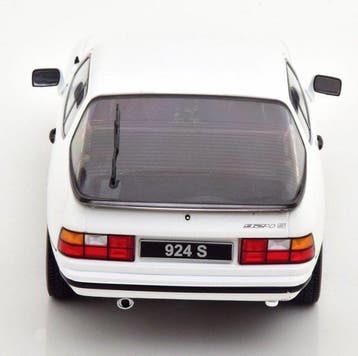 kkscale 1:18 - Modelauto - Porsche 924 S - 1986 - Wit, Nieuw