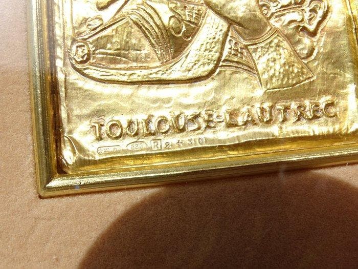 Italië. Henri de Toulouse-Lautrec 24 carat gold finished, Timbres & Monnaies, Monnaies & Billets de banque | Accessoires