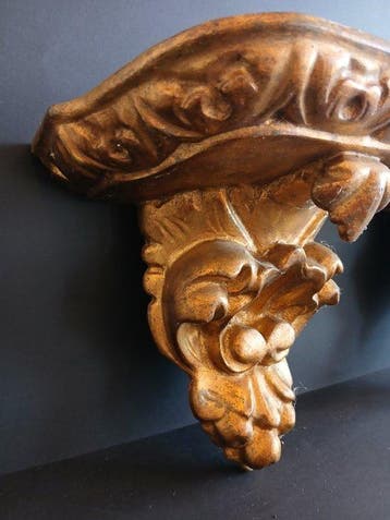 Console (2) - Bois, Plâtre, Antiek en Kunst