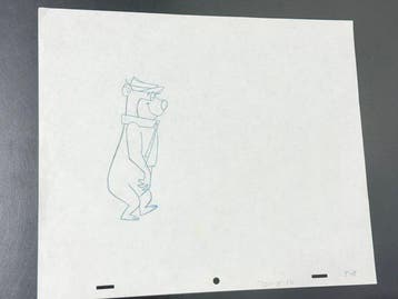 Hanna-Barbera - originele animatietekening - The Yogi Bear, CD & DVD