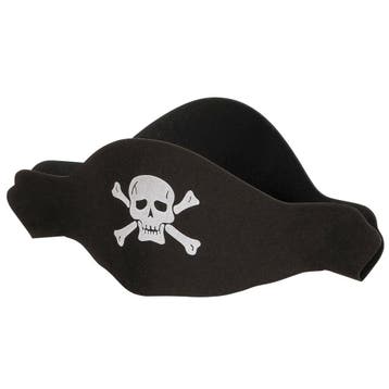 Piratenhoed Zwart, Hobby en Vrije tijd, Verzenden, Nieuw