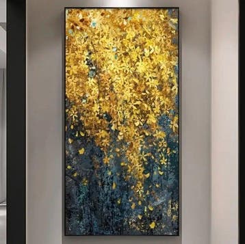 Gabriele Bellini - Golden Flowers 160cm