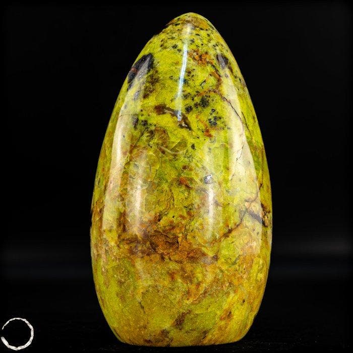 Natuurlijke groene opaal in vrije vorm uit Madagaskar - van, Antiquités & Art, Curiosités & Brocante