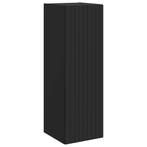 vidaXL Wandgemonteerde Badkamerkast Zwart 33 x 34,5 x 100 cm, Maison & Meubles, Tables | Coiffeuses, Verzenden
