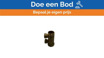 Bieden: Durable 1/2 Inch Brass Dual Outlet Collector for Ma, Ophalen of Verzenden, Nieuw