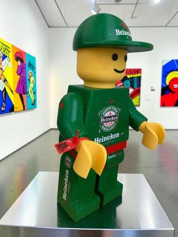 coca cola - Speelgoed figuur Figurine Lego XXL Heineken beer, Nieuw