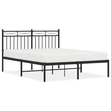 Bed 140x190 Zwart | Retour Deal | 34% korting (bedframe), Huis en Inrichting, Slaapkamer | Bedden, Gebruikt, Verzenden, Tweepersoons