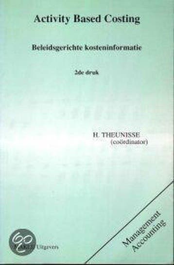 Activity based costing / Management accounting 9789062154821, Verzenden, THEUNISSE