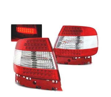 Feux Arrière Pour Audi A4 94-00 Led Rouge Blanc, Verzenden