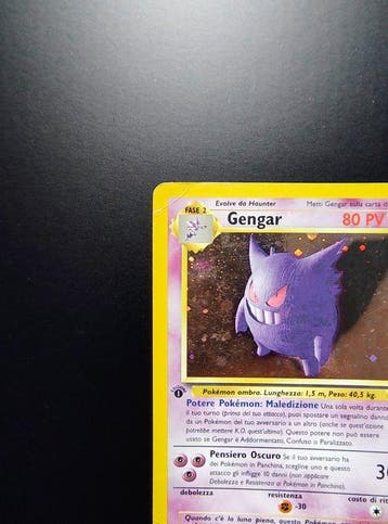 Pokémon - 1 Card - Gengar Holo 1° Edizione - Fossil - ITA -, Nieuw