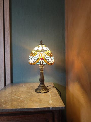 Bureaulamp - Glas-in-lood - Tiffany style tafellamp