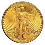 Verenigde Staten. 20 Dollars 1924 $20 USD American, Postzegels en Munten