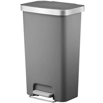 Pedaalemmer | HANA | Kunststof/RVS | Grijs | 45L |, Verzenden, Nieuw in verpakking