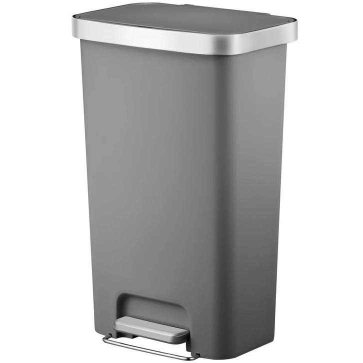 Pedaalemmer | HANA | Kunststof/RVS | Grijs | 45L |, Zakelijke goederen, Horeca | Keukenapparatuur, Nieuw in verpakking, Verzenden