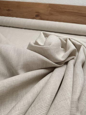 Zuiver linnen E 708 maat 6,50×1,50 m - Textiel - 650 cm -