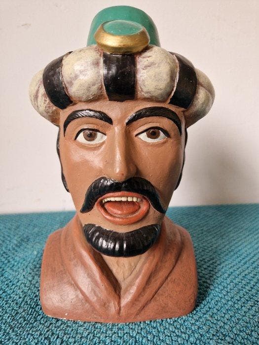 originele intec gaper nr 29 - sculptuur, gaper, apotheek -, Antiek en Kunst, Curiosa en Brocante