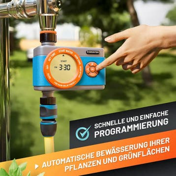 GRÜNTEK Digitale Bewateringscomputer met Digitaal Display, Tuin en Terras, Ophalen of Verzenden, Nieuw