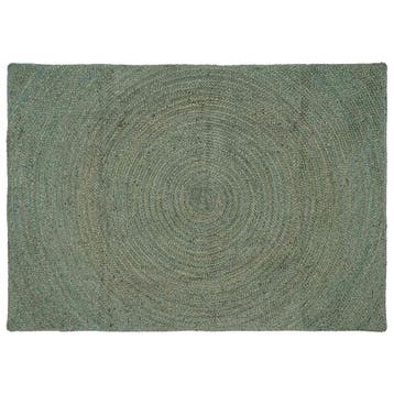 vidaXL Vloerkleden Olijfgroen 140 x 200 cm Jute, Verzenden, Nieuw