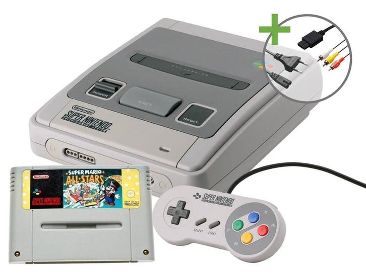 Super Nintendo Starter Pack - Super Mario All Stars Edition, Consoles de jeu & Jeux vidéo, Consoles de jeu | Nintendo Super NES