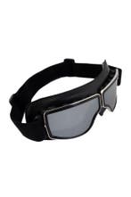 Goggles Motorbril Skibril Bril Zwart Montuur Zilveren Spiege, Ophalen of Verzenden, Nieuw