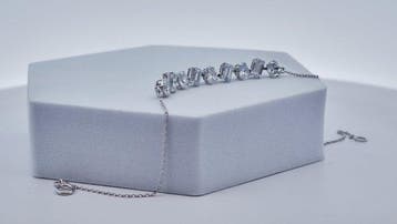 Zonder minimumprijs - Armband - 14 karaat Witgoud - 2.35ct., Nieuw