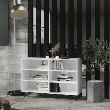 vidaXL Dressoir 103,5x35x70 cm spaanplaat wit, Verzenden, Nieuw