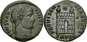 Roemisches Kaiserreich Constantin I Follis Thessalonica 3..., Verzenden