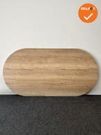 Nieuw vergaderblad - Ovaal - 240x120cm- Bladkleur naar keuze, Vergader- of Presentatieruimte, Ophalen of Verzenden, Gebruikt, Bureau