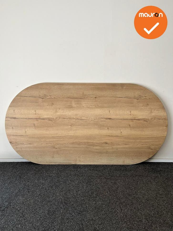 Nieuw vergaderblad - Ovaal - 240x120cm- Bladkleur naar keuze, Zakelijke goederen, Kantoor en Winkelinrichting | Kantoormeubilair en Inrichting