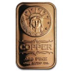 Verenigde Staten. 20 x 1 oz Liberty Head 999 Fine Copper Bar