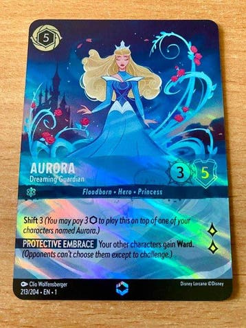 Ravensburger - 1 Card - Disney Lorcana - Aurora 213/204 - EN, Collections