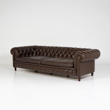 Poltrona Frau - Renzo Frau - Sofa - Chester - Leder, Hout