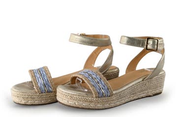 Ayana Sandalen in maat 41 Goud, Kleding | Dames, Overige kleuren, Verzenden, Sandalen of Muiltjes, Zo goed als nieuw