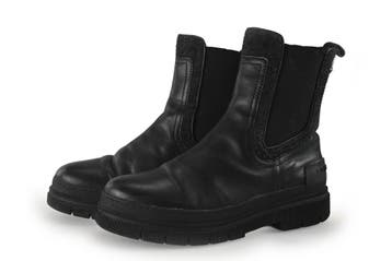 Tommy Hilfiger Chelsea boots in maat 38 Zwart, Verzenden, Zwart, Overige typen, Zo goed als nieuw
