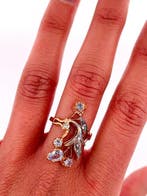 Sans prix de réserve - Bague - 9 carats Or rose, Argent