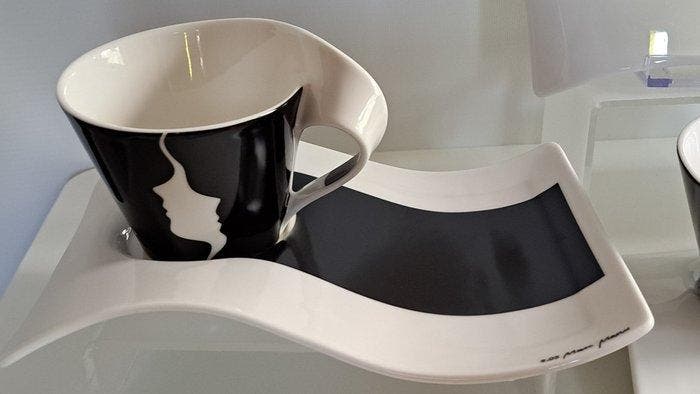 Villeroy & Boch - Marc Manu - Koffieservies voor 4 (8) - New, Antiquités & Art, Antiquités | Meubles | Tables