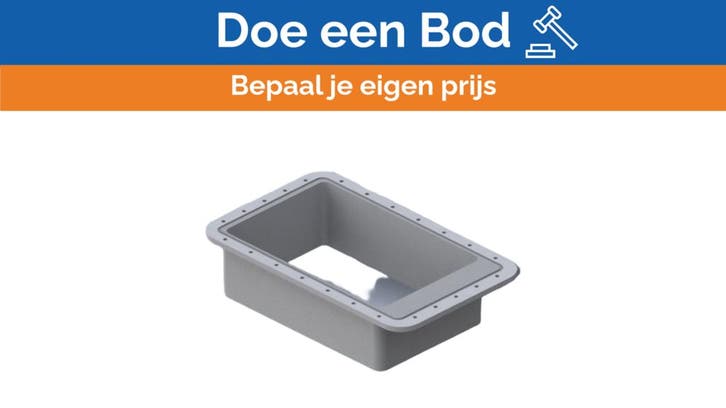 Bieden: Quick polyester boegschroef inbouw frame, Watersport en Boten, Bootonderdelen, Ophalen of Verzenden