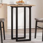 vidaXL Eettafel O-frame 50x50x75,5 cm massief grenenhout en, Verzenden, Nieuw
