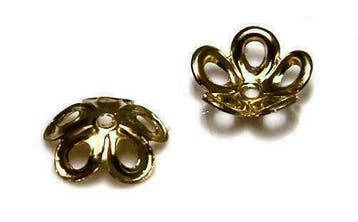 Gold filled kralenkapje ca. 8mm, Hobby & Loisirs créatifs, Fabrication de Perles & Bijoux, Verzenden, Tussenstuk of Tussenkraal